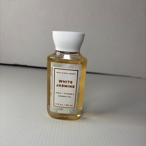 Bath & Body Works WHITE JASMINE Creamy Shower Gel Vitamin E Shea 3 oz/88mL New